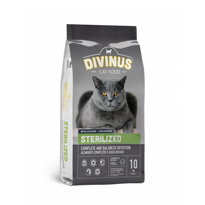 Divinus Cat Sterilized dla kotów sterylizowanych 10kg - 1