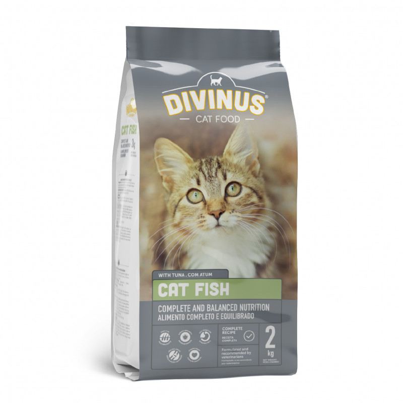 Divinus Cat Fish dla kotów dorosłych 2kg - 1