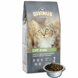 Divinus Cat Fish dla kotów dorosłych 2kg - 2