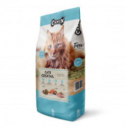 Canun Terra Cats Cocktail 18 kg dla kotów dorosłych - 1